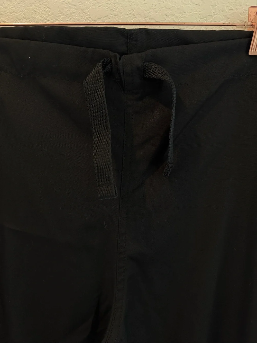 Cherokee Black Drawstring Cargo Pocket Pants Healthcare Uniform